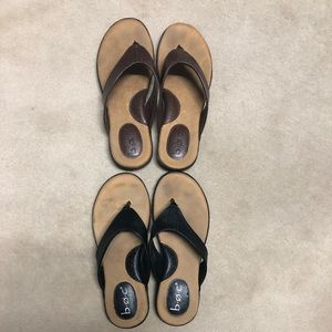 BOC Sandals, Two Pairs
